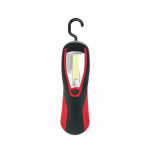 Mini lanterna con gancio e magnete color rosso