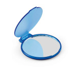Specchietto da borsa basic style color celeste con logo
