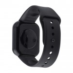 Smartwatch wireless multifunzione con cinturino regolabile color nero ottava vista