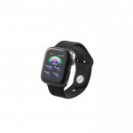 Smartwatch con schermo da 1,85'' impermeabile IPX4 e app HryFine color nero ottava vista