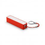 Batteria esterna personalizzabile da 2200mAh color rosso
