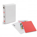Economiche carte da poker personalizzabili color rosso