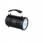 Torcia con LED COB da 200 lm e LED da 1W che diventa una lanterna color nero terza vista