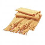 Colorata sciarpa personalizzata in pile color arancione