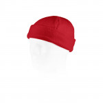Cappello invernale personalizzato color rosso con logo