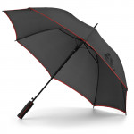 Raffinato ombrello promozionale con dettaglio colorato color rosso