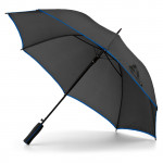 Raffinato ombrello promozionale con dettaglio colorato color azzuro