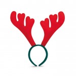 Cerchietto di Natale da renna color rosso
