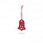 Decorazioni da appendere in feltro color rosso: campana
