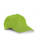 Cappello con visiera per bambini color verde chiaro