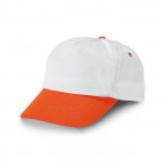 Cappello con visiera colorata  color arancione