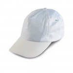 Classico cappello pubblicitario di poliestere color bianco