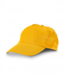 Classico cappello pubblicitario di poliestere color giallo