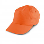 Classico cappello pubblicitario di poliestere color arancione