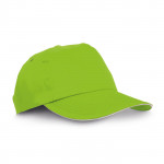 Cappello con dettaglio di colore nella visiera color verde chiaro