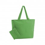 Borsa personalizzata con beauty case color verde