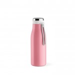 Borraccia in acciaio inossidabile riciclato dai colori caldi da 380ml color rosa chiaro