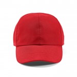Cappellino a 6 pannelli in rPET con chiusura regolabile da 110 g/m² color rosso