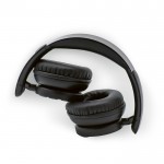 Cuffie wireless over-ear con bassi intensi e morbidi cuscinetti color nero