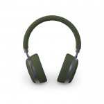Cuffie sostenibili con cancellazione del rumore con batteria da 500mAh color verde militare