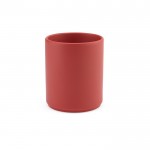 Tazza di ceramica senza manico con elegante finitura opaca da 210 ml color rosso jeansato