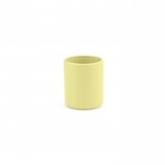 Tazzina di ceramica senza manico con elegante finitura opaca da 60 ml color giallo