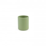 Tazzina di ceramica senza manico con elegante finitura opaca da 60 ml color verde jeansato