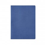 Quaderno A4 con copertina in cartone riciclato e fogli a righe color blu reale