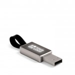 Pennetta USB di metallo con logo luminoso