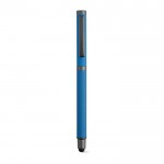 Penna in acciaio inossidabile riciclato con inchiostro nero Dokumental® color blu