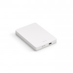 Powerbank wireless disponibile in vari colori da 10.000 mAh color bianco