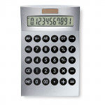Calcolatrice serigrafata per aziende colore argento opaco per pubblicità