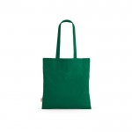 Tote bag con manici lunghi in rPET e cotone riciclato da 140 g/m² color verde