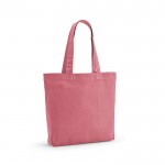 Tote bag con manici lunghi in cotone riciclato ed rPET da 180 g/m² color rosa