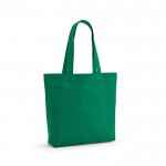 Tote bag con manici lunghi in cotone riciclato ed rPET da 180 g/m² color verde