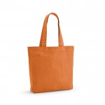 Tote bag con manici lunghi in cotone riciclato ed rPET da 180 g/m² color arancione