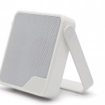 Speaker portatile impermeabile realizzato con materiali riciclati 5W color bianco