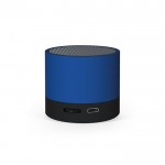 Speaker portatile in abs riciclato con batteria al litio da 300 mAh color blu