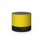 Speaker portatile in abs riciclato con batteria al litio da 300 mAh color giallo