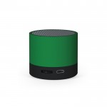 Speaker portatile in abs riciclato con batteria al litio da 300 mAh color verde