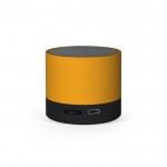 Speaker portatile in abs riciclato con batteria al litio da 300 mAh color arancione