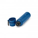 Termos in acciaio inossidabile riciclato con due tazze 750 ml color blu mare