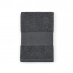 Asciugamano da viso 50 x 100 cm in cotone riciclato 370 g/m² color grigio scuro