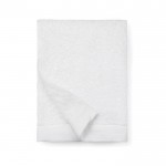 Asciugamano in cotone e tencel 70 x 140 cm color bianco