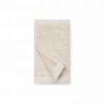 Asciugamano in cotone e tencel 40 x 70 cm color beige