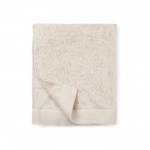 Asciugamano in cotone e tencel 90 x 150 cm color beige
