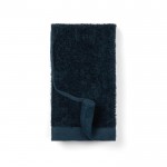 Asciugamano in cotone e tencel 40 x 70 cm color blu scuro