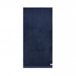Asciugamano in cotone e tencel 70 x 140 cm color blu scuro seconda vista