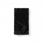 Asciugamano in cotone e tencel 40 x 70 cm color nero