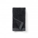 Asciugamano in cotone e tencel 40 x 70 cm color grigio scuro